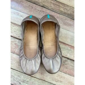 Tieks Metallic Bronze Brown Size 6 Preowned Ballet Flats Women